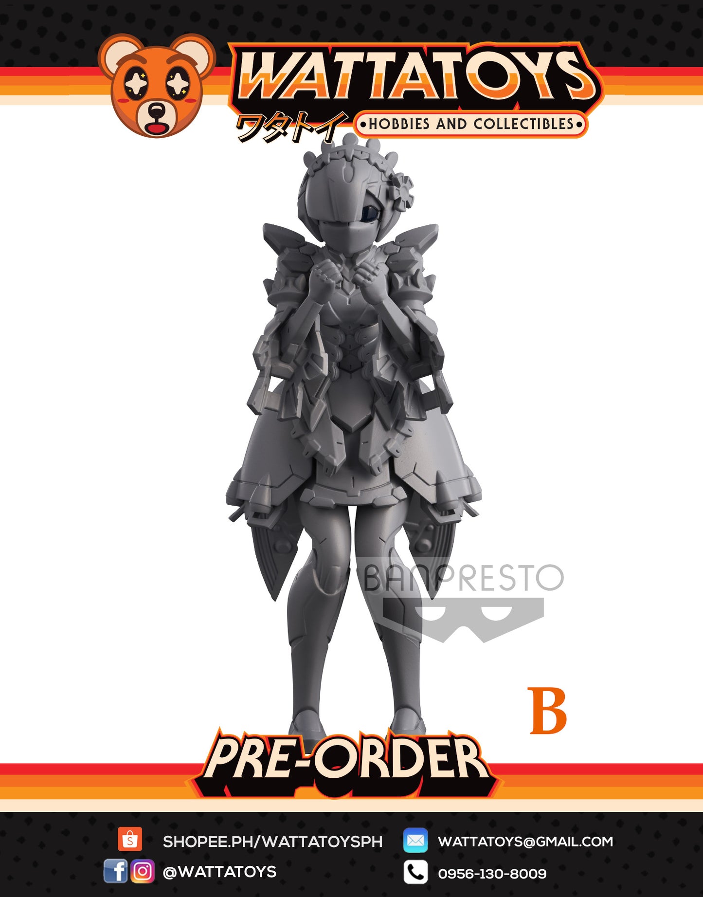 PRE ORDER Re:Zero Starting Life in Another World - Bijyoid: REM