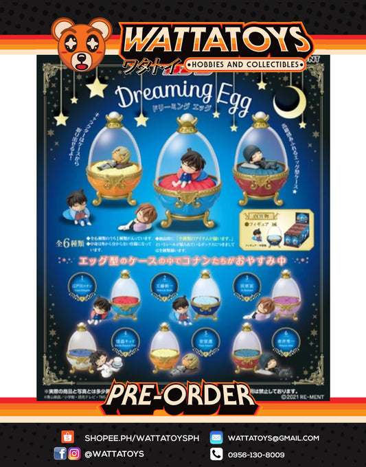 PRE ORDER Re-ment: Detective Conan Dreaming Egg [Set of 6]
