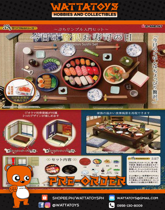 PRE ORDER Re-ment: Gorgeous Sushi Day (re-offer) [SET]