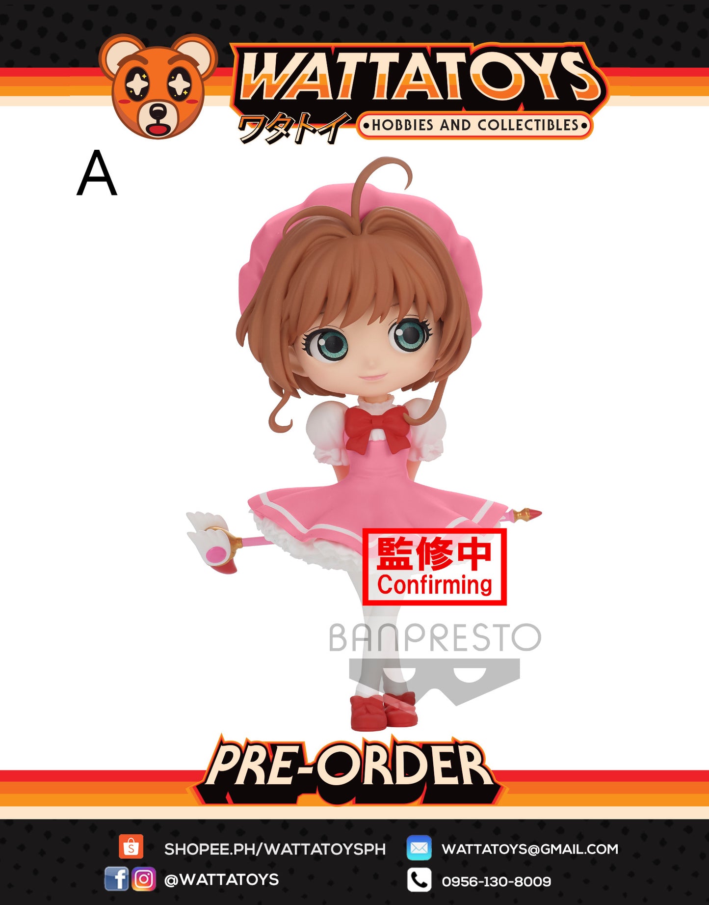 PRE ORDER Q Posket Card Captor Sakura Clow Card - Sakura Kinomoto