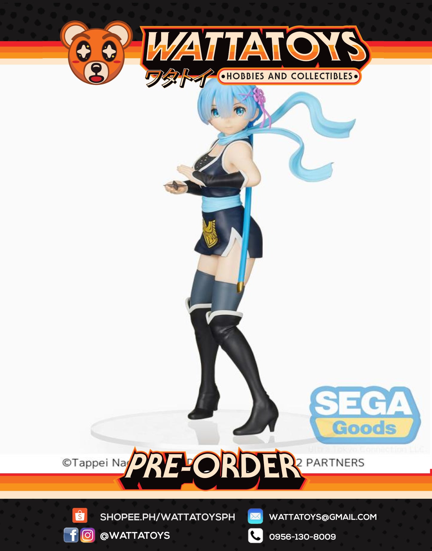 PRE ORDER Re:Zero SPM Figure REM Kunoichi Tobi Ver.