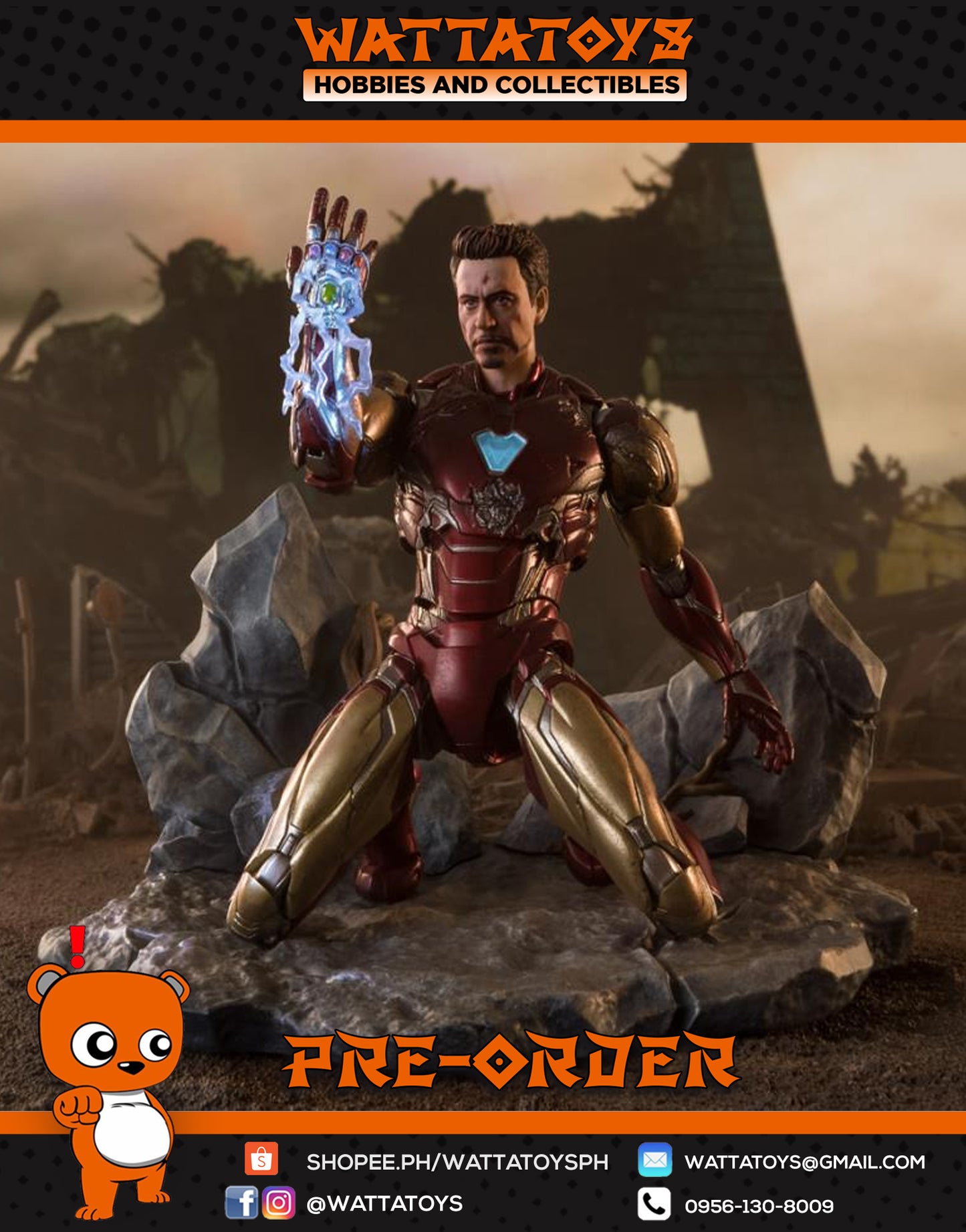 PRE ORDER P-Bandai S.H.Figuarts Avengers: Endgame - Iron Man MK 85 [I AM IRON MAN] Edition
