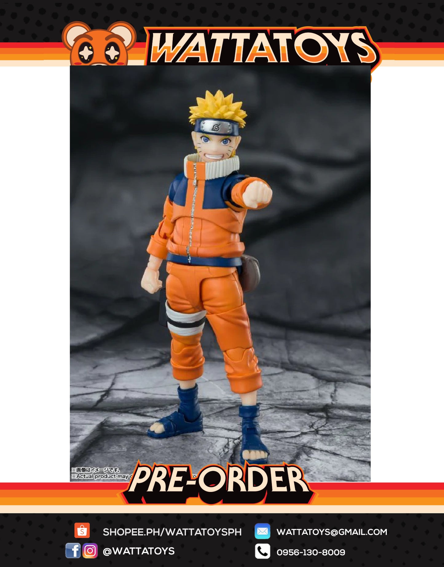 PRE ORDER S.H.Figuarts Naruto Uzumaki The No. 1 Most Unpredictable Ninja