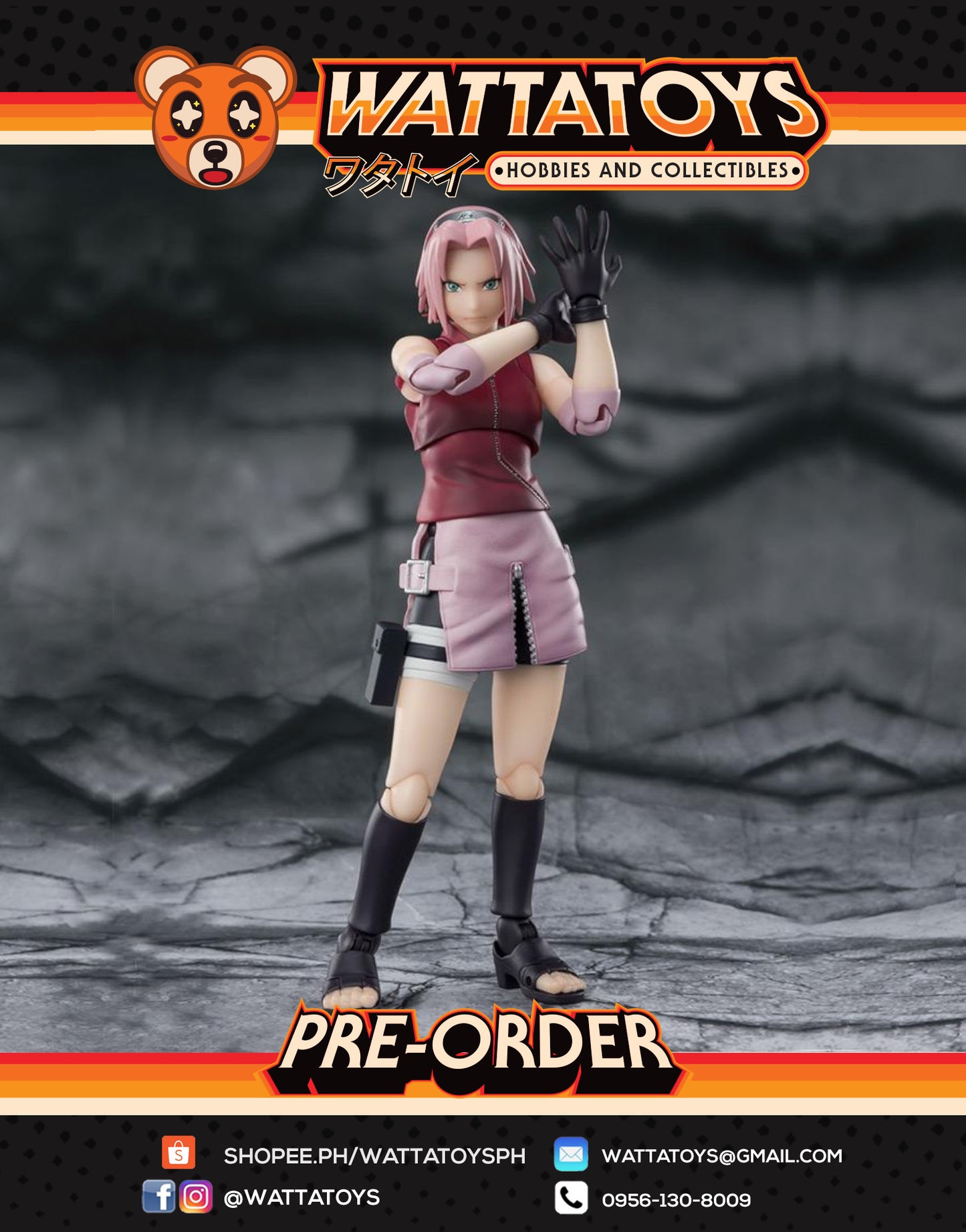 PRE ORDER S.H.Figuarts Sakura Haruno [Inheritor of Tsunade's Indominable Will]