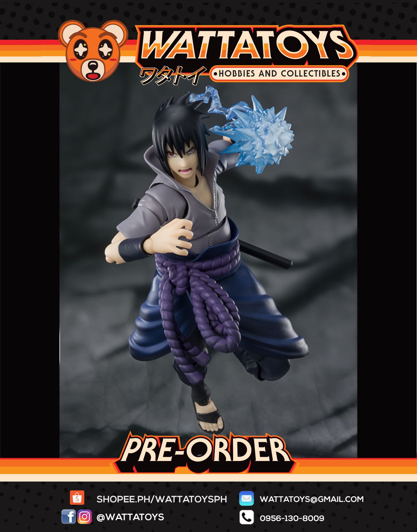 PRE ORDER S.H.Figuarts Sasuke Uchiha [He Who Bears Hatred]