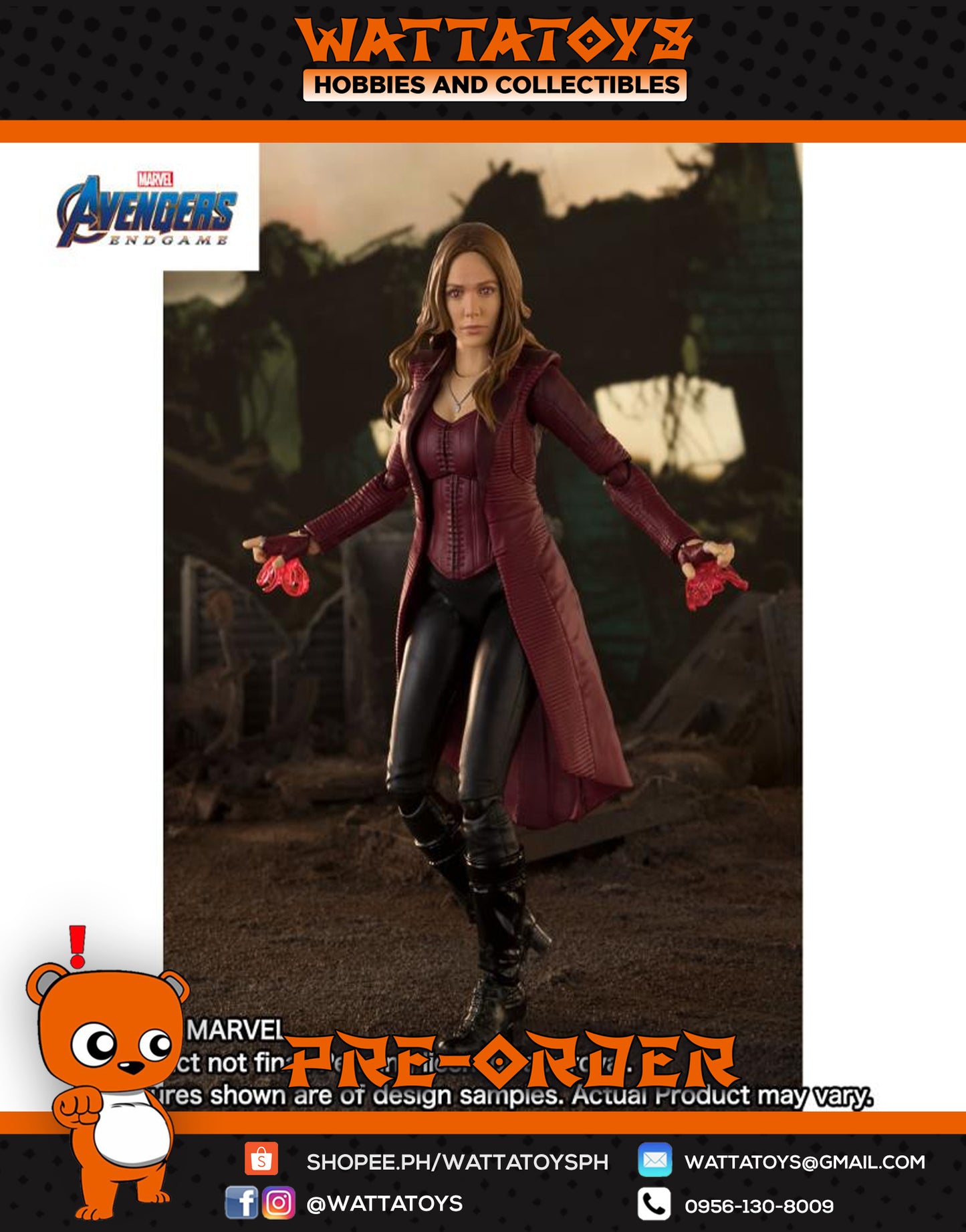 PRE ORDER P-BANDAI S.H.Figuarts Avengers: Endgame - Scarlet Witch