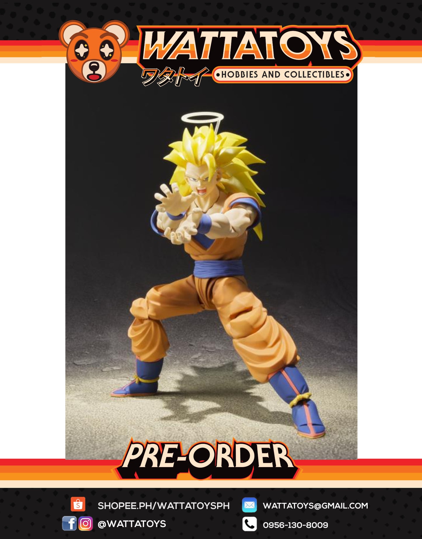 PRE ORDER S.H.Figuarts Dragon Ball Z - Super Saiyan 3 Son Goku