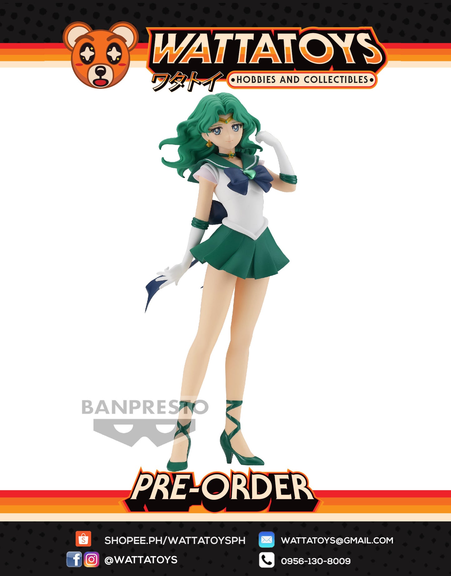 PRETTY GUARDIAN SAILOR MOON ETERNAL THE MOVIE GLITTER&GLAMOURS SUPER SAILOR NEPTUNE