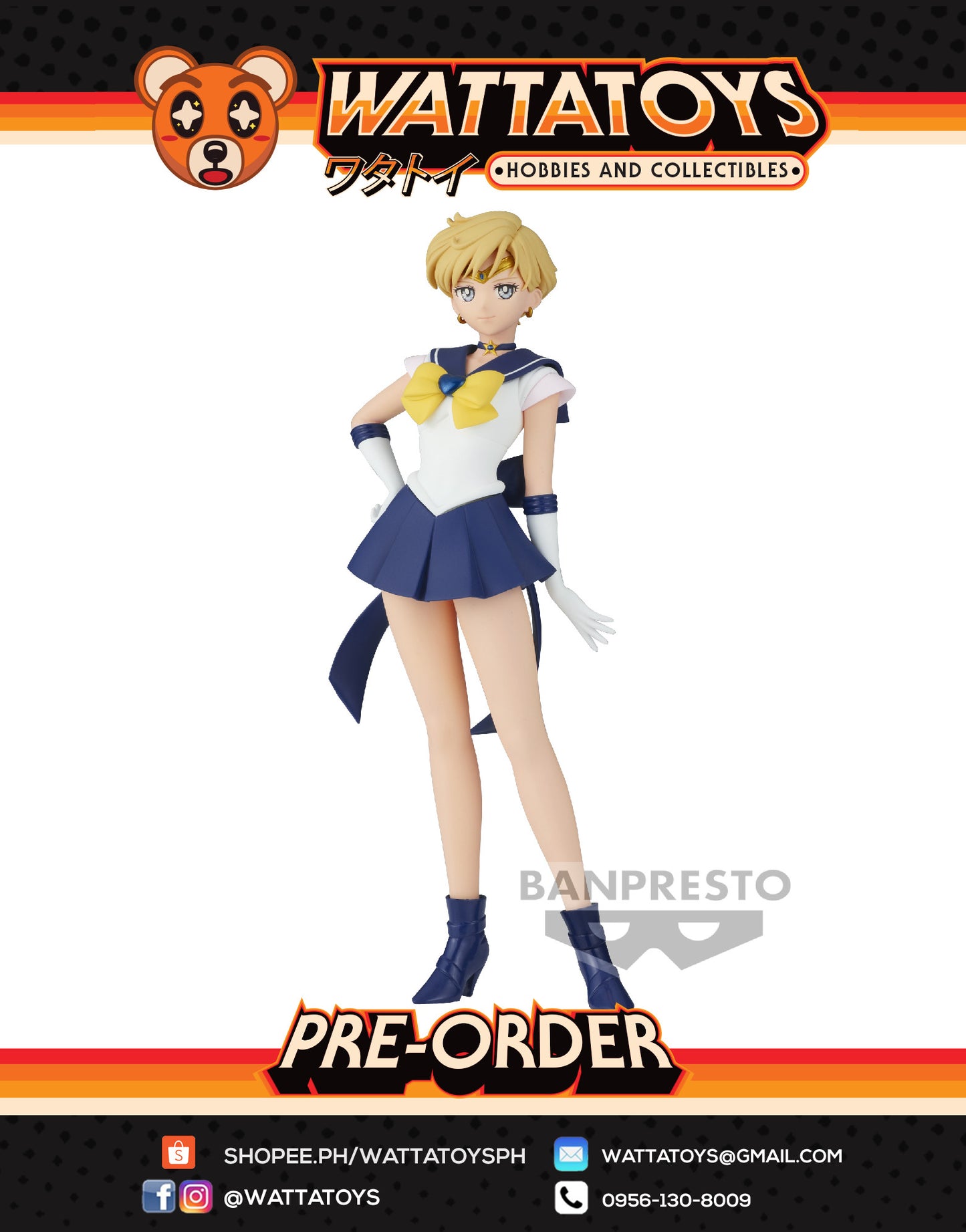 PRETTY GUARDIAN SAILOR MOON ETERNAL THE MOVIE GLITTER&GLAMOURS SUPER SAILOR URANUS