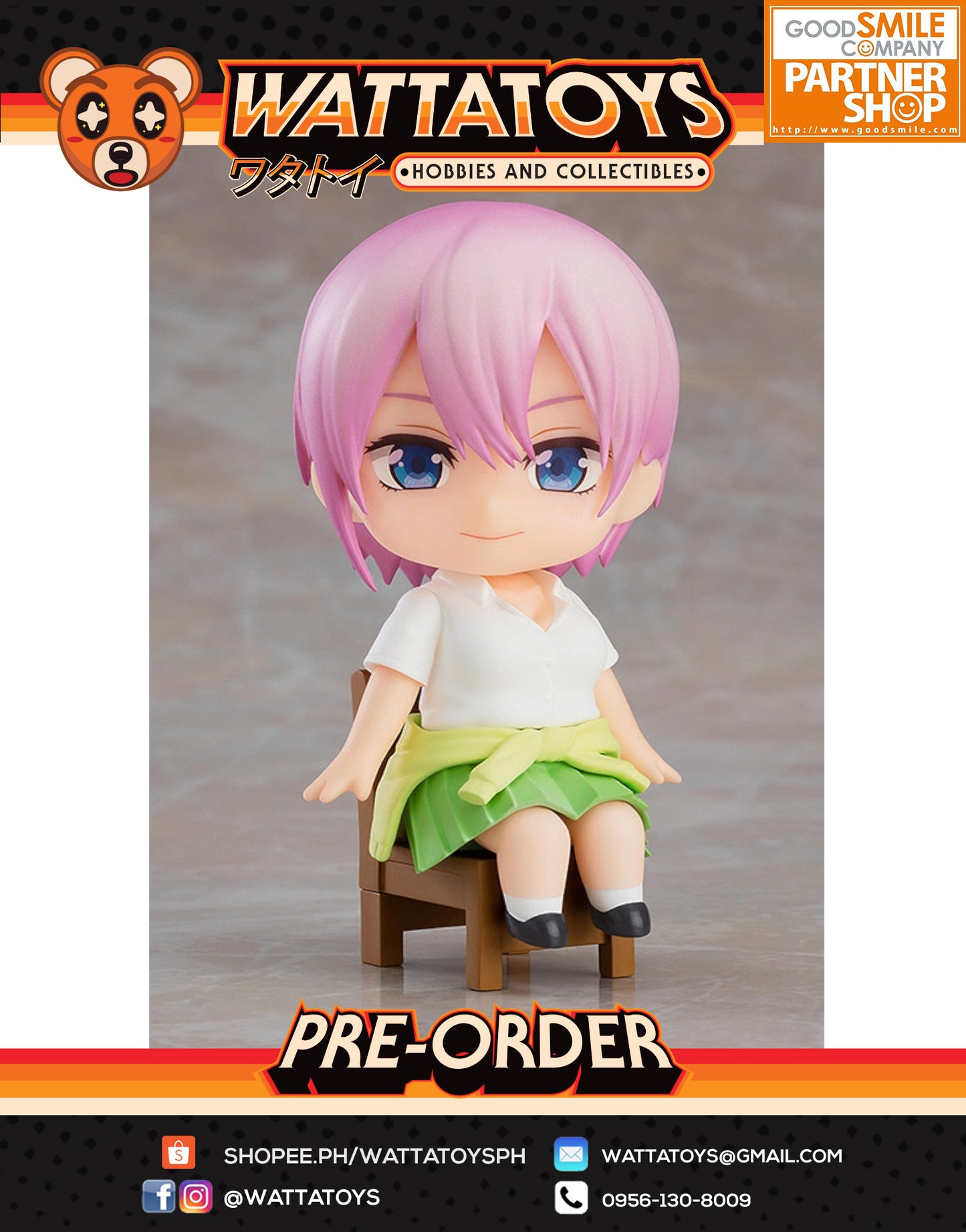 PRE ORDER Nendoroid Swacchao! The Quintessential Quintuplets - Ichika Nakano