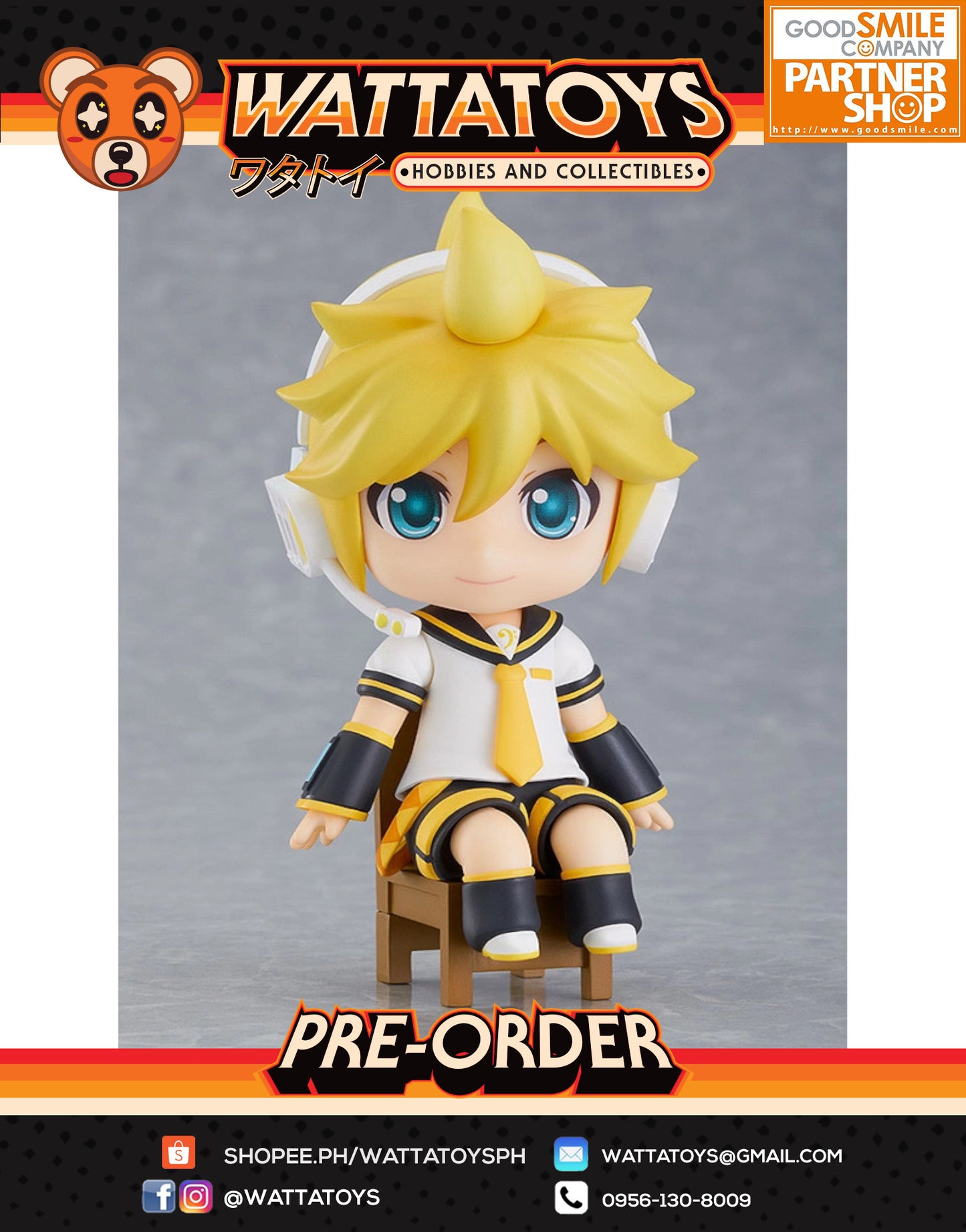 PRE ORDER Nendoroid Swacchao! Kagamine Len