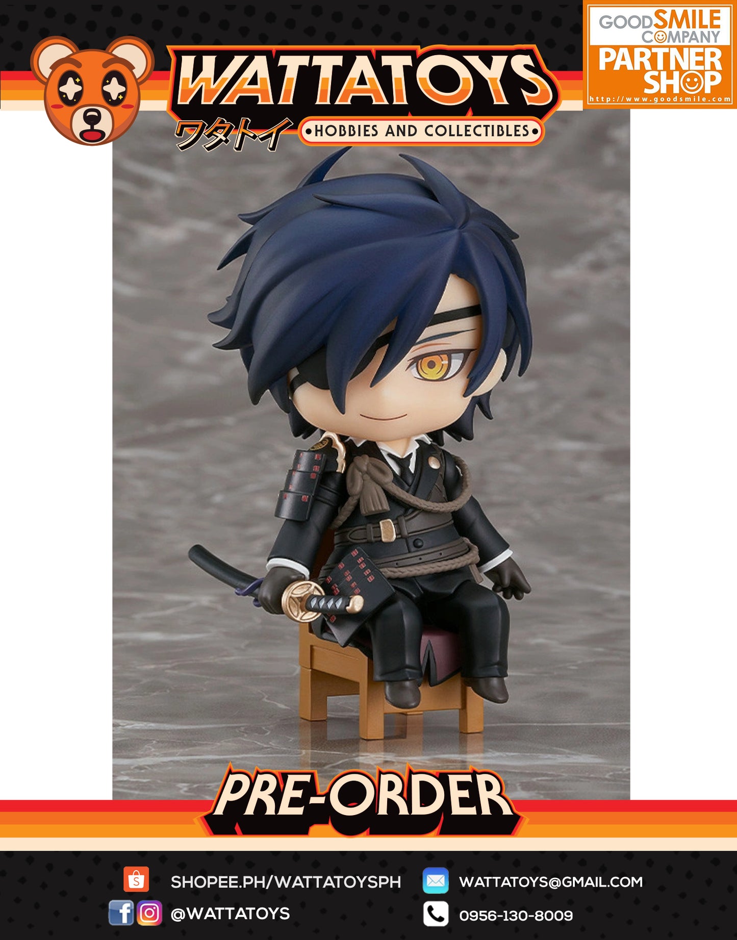 PRE ORDER Nendoroid Swacchao! Touken Ranbu -ONLINE- Shokudaikiri Mitsutada