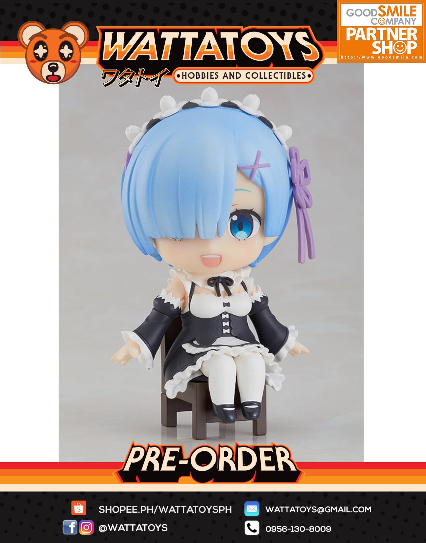 PRE ORDER Nendoroid Swacchao! Re:ZERO Starting Life in Another World - Rem