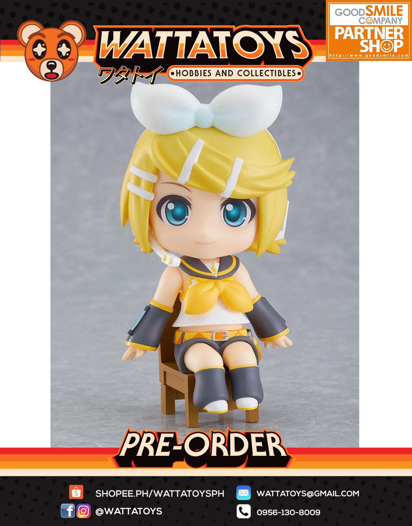 PRE ORDER Nendoroid Swacchao! Kagamine Rin