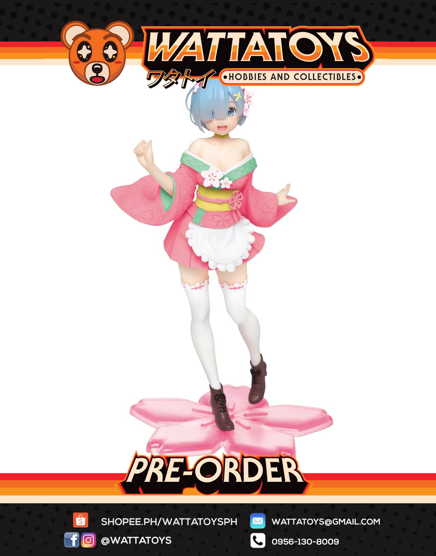 PRE ORDER Re:ZERO Precious Figure REM: Original Sakura Image Ver. Renewal