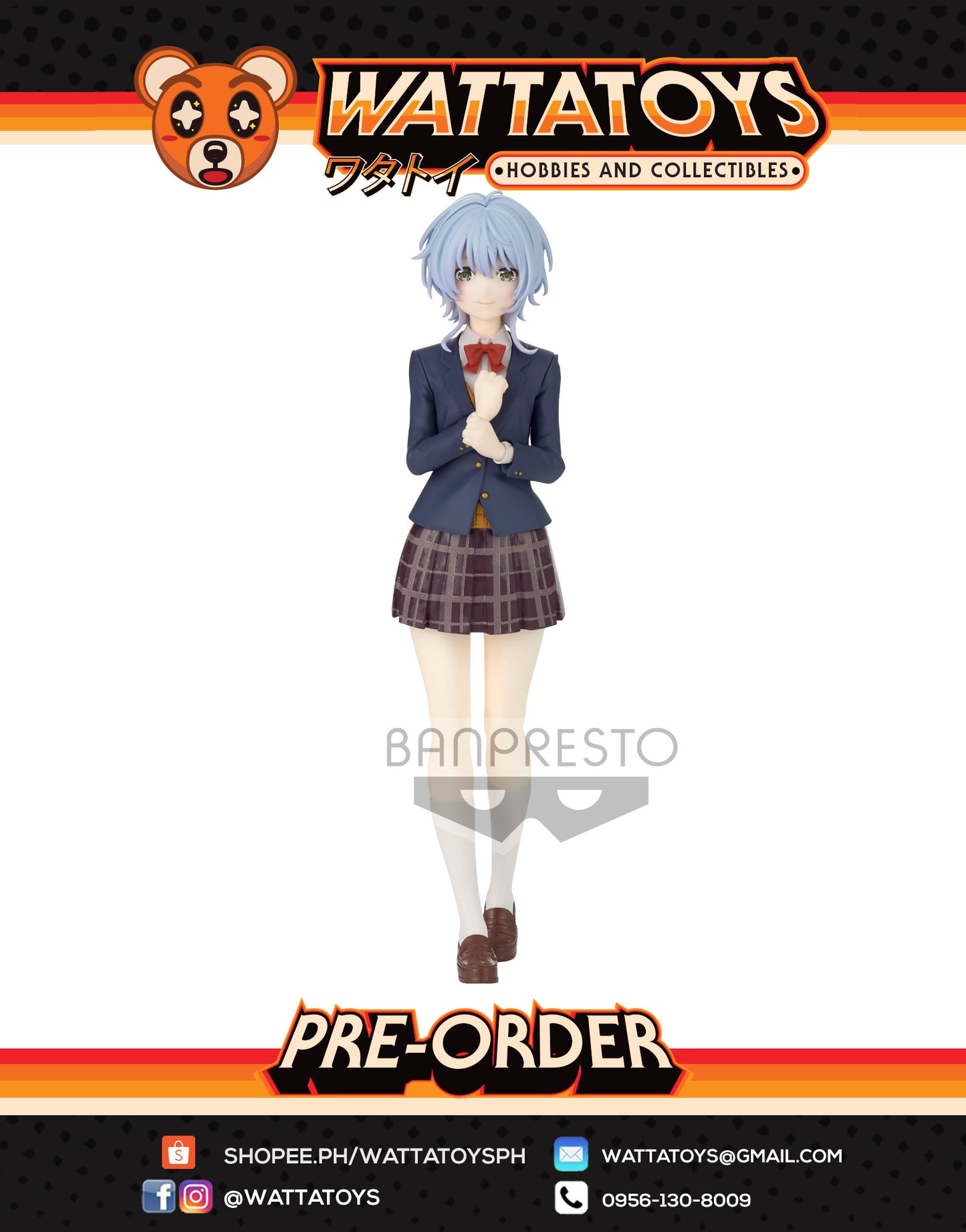 PRE ORDER Bottom Tier Character Tomozaki Fuka Kikuchi Figure